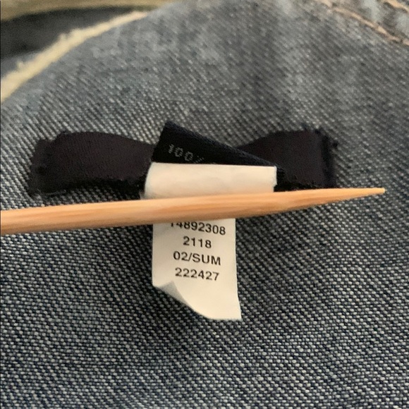 GAP - NWT - X-Small - Blue Denim OVERALLS - INDUSTRIAL DENIM - Vintage - Picture 12 of 12